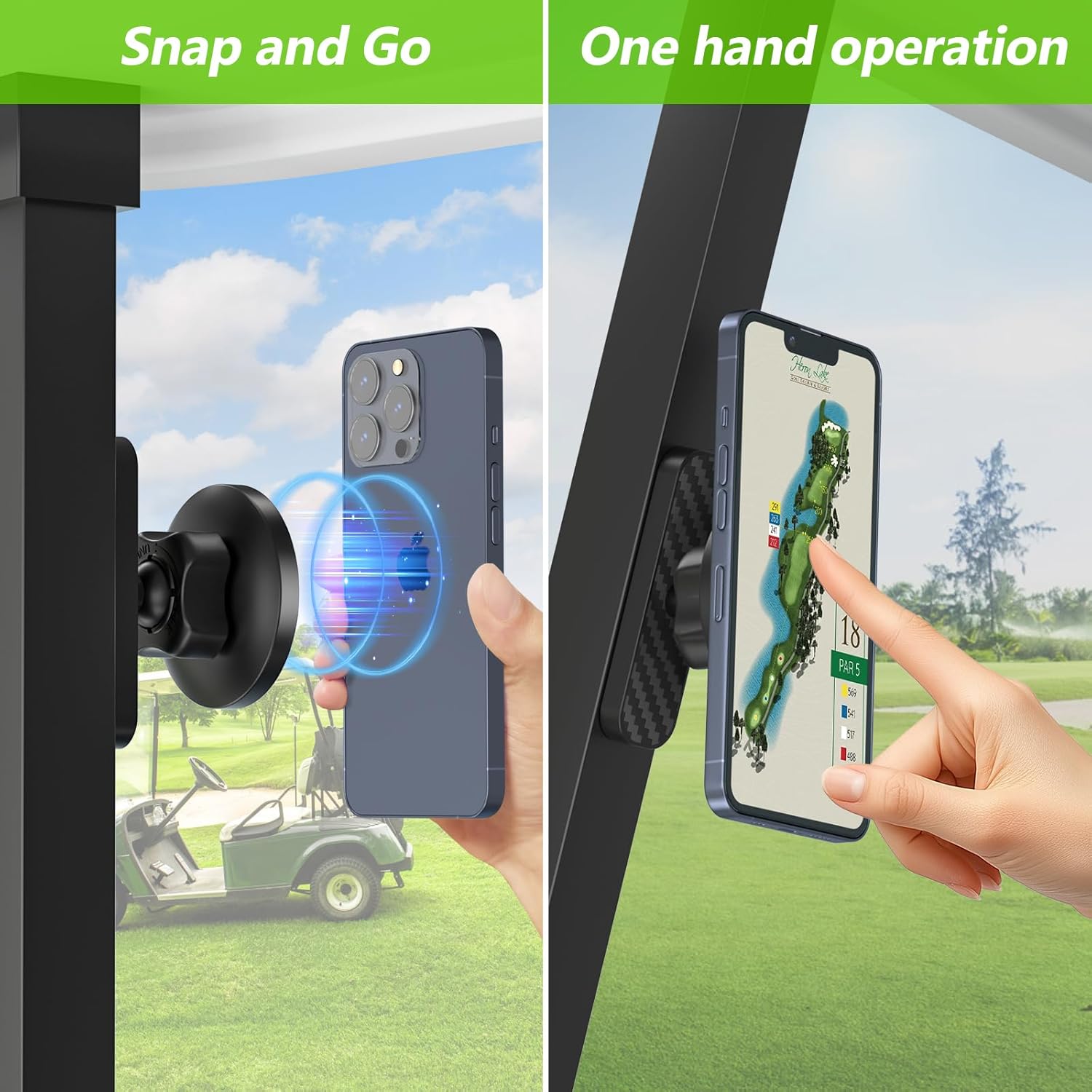 Golf Cart Mount for Mobile Phone